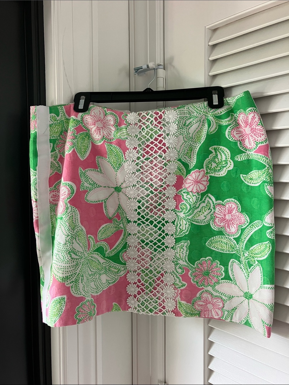 Lilly Pulitzer Pink & Green Floral Skirt